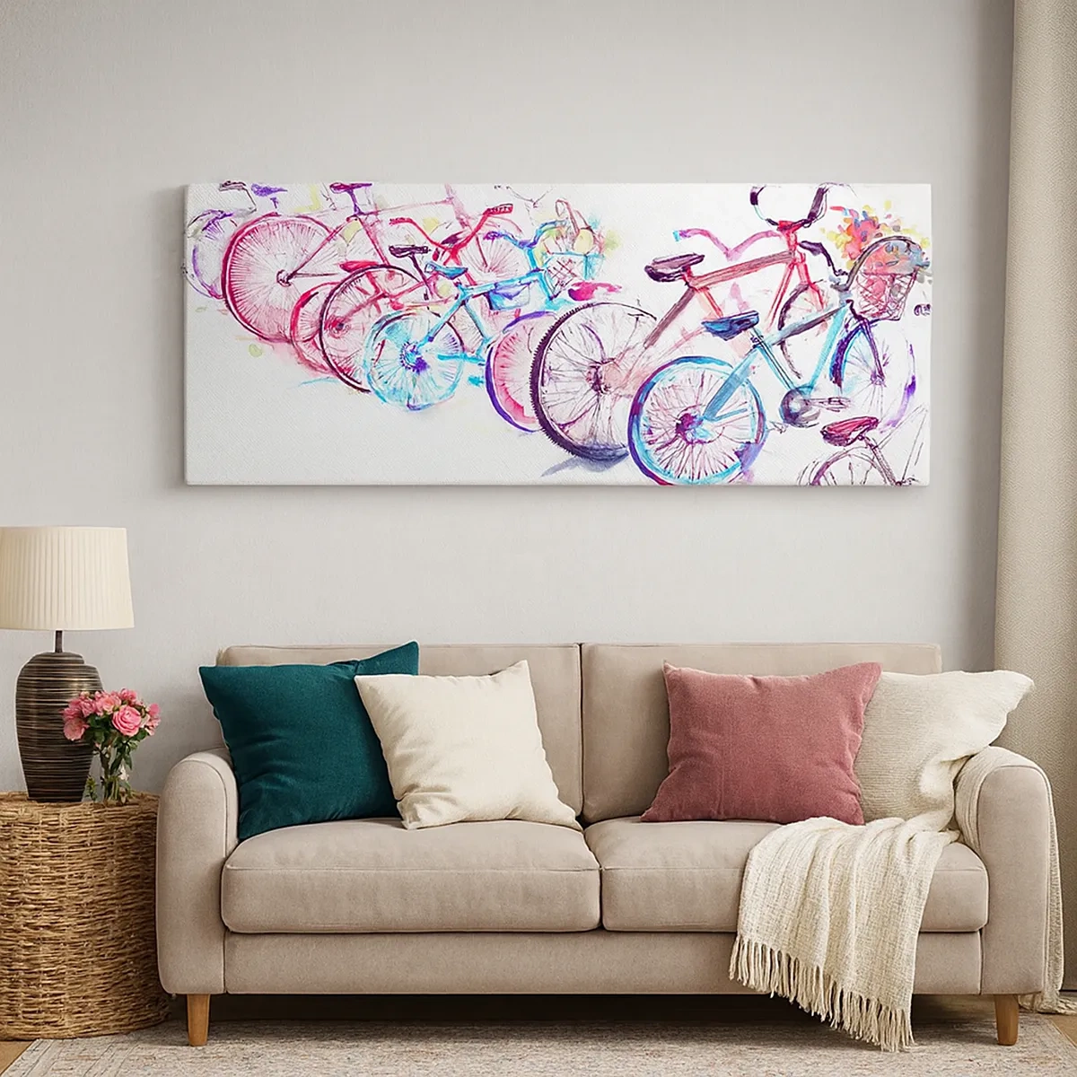 Bild auf Leinwand - Leinwandbild - Kongress des Antimoto-Clubs - 30x30 cm