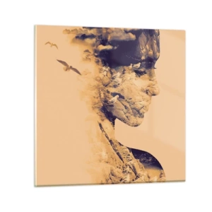 Glasbild - Bild auf glas - Von Natur aus schön - 30x30 cm