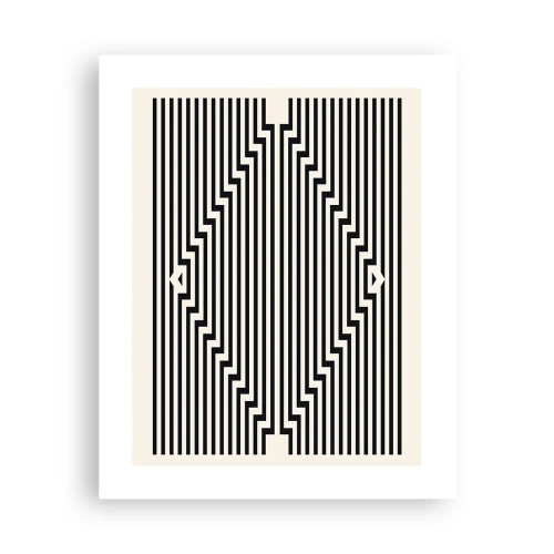 Poster - Geometrische Illusion - 40x50 cm