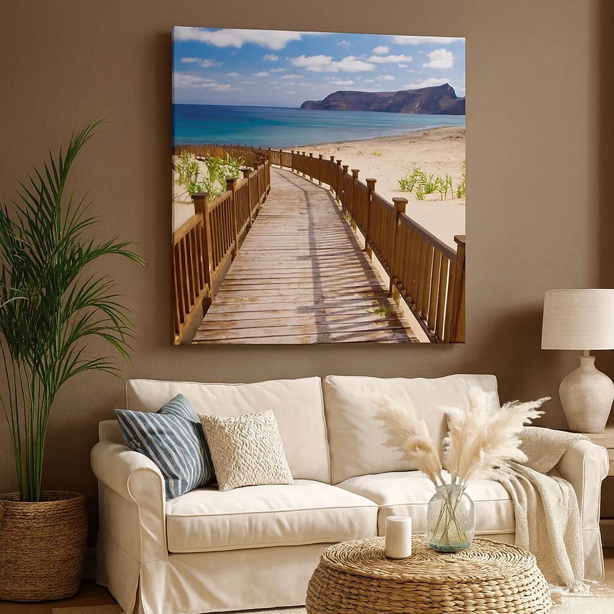 Bild auf Leinwand - Leinwandbild - Bring mich zu den glücklichen Inseln - 30x30 cm