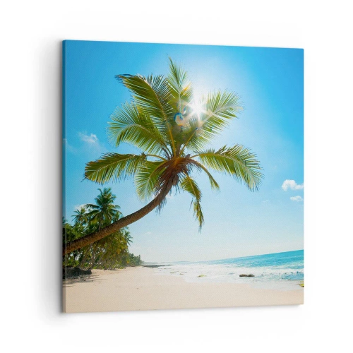 Bild auf Leinwand - Leinwandbild - Niemandem zeigen - 50x50 cm