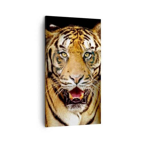 Bild auf Leinwand - Leinwandbild - Wild im Herzen - 45x80 cm