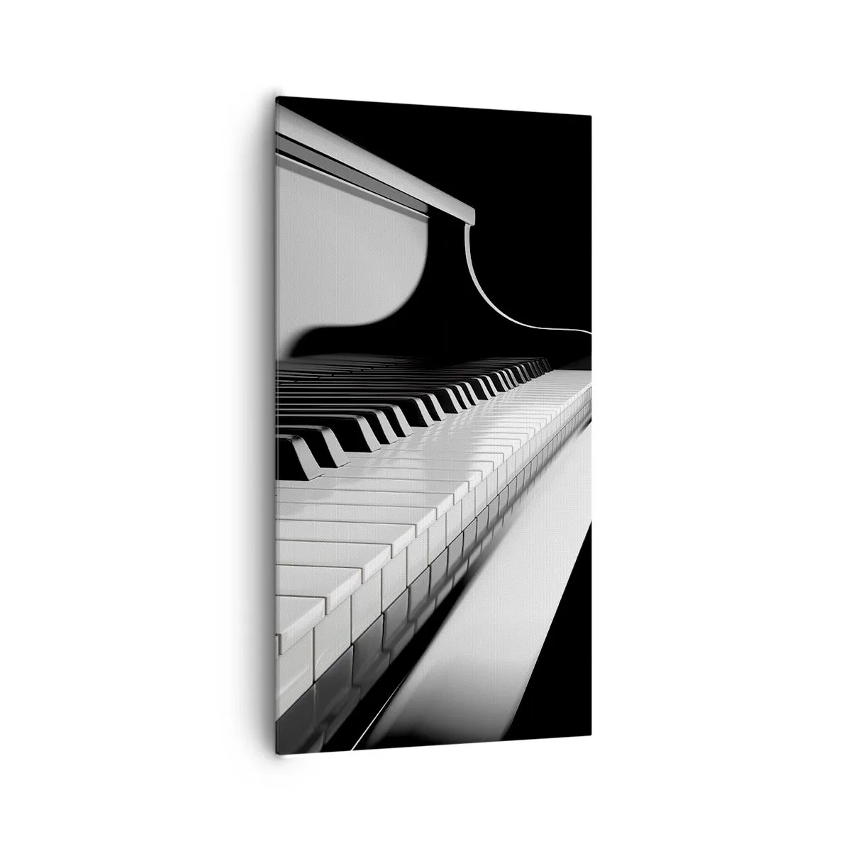 Bild auf Leinwand - Leinwandbild - Harmonie von Formen und Farben - 65x120 cm