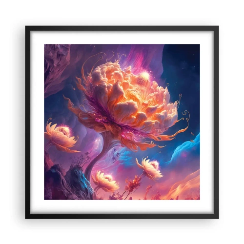 Poster in einem schwarzem Rahmen - Andere Welt - 50x50 cm