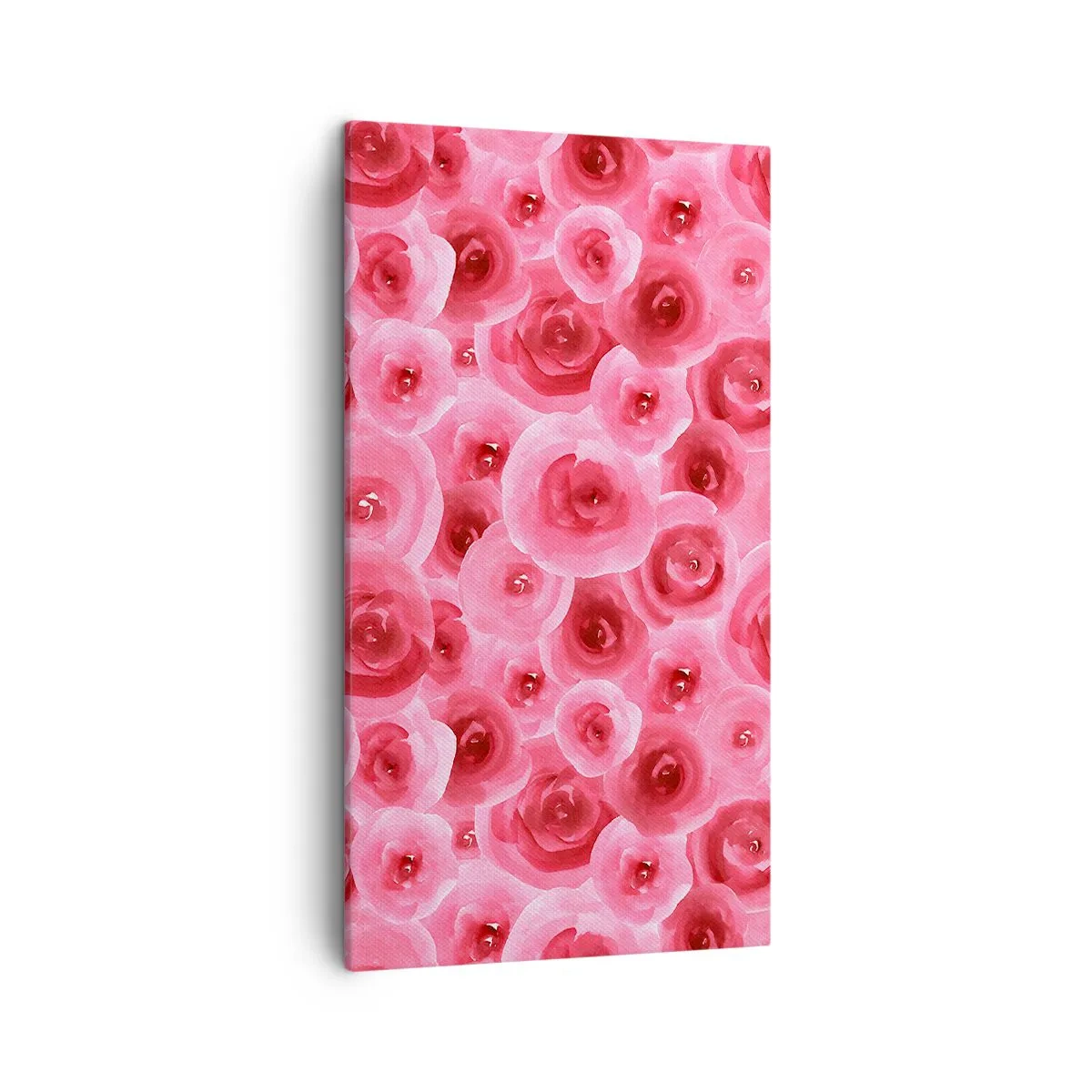 Bild auf Leinwand - Leinwandbild - Oben und unten Rosen - 45x80 cm