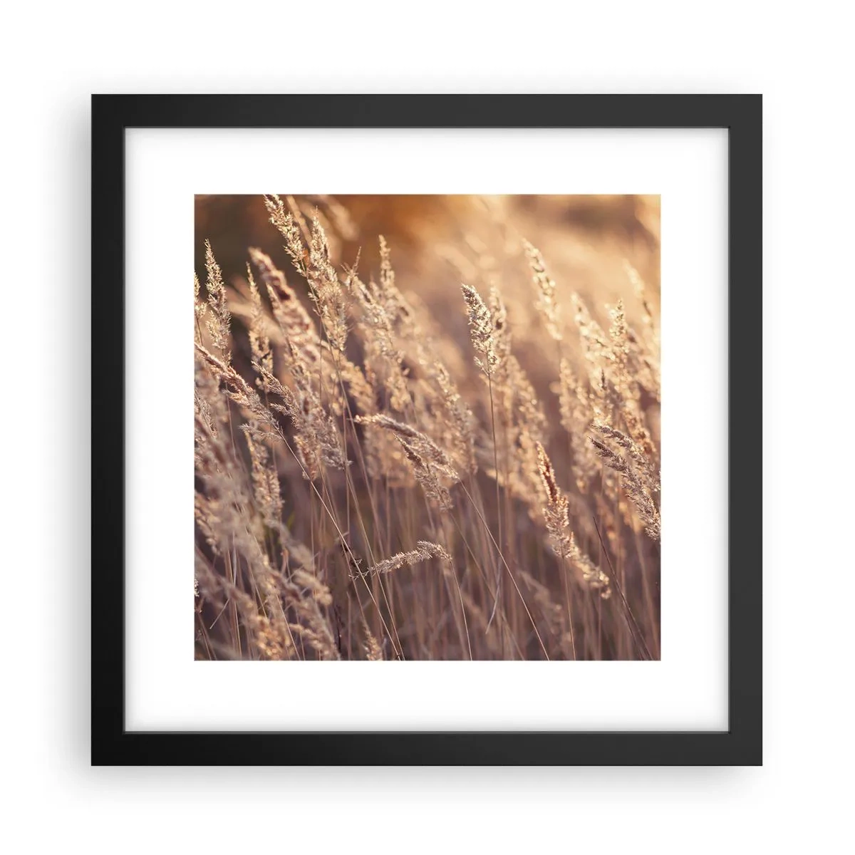 Poster in einem schwarzem Rahmen - Bereit, den Herbst willkommen zu heißen - 30x30 cm