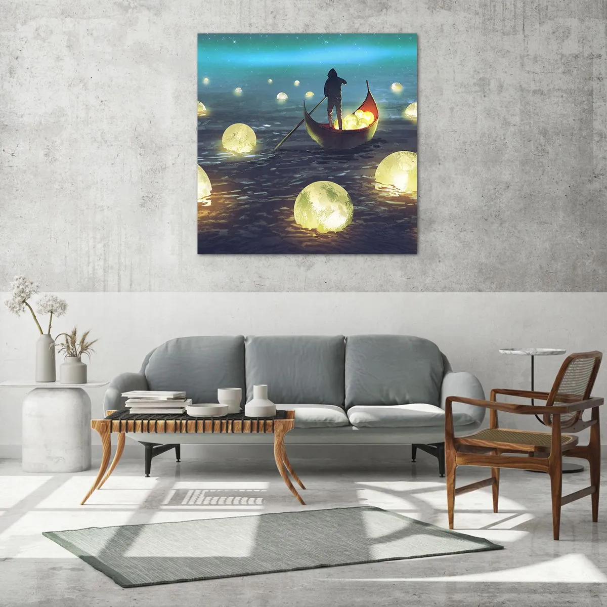 Glasbild - Bild auf glas - Dinge, von denen Philosophen nie geträumt haben - 60x60 cm