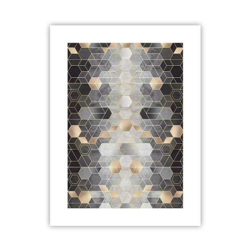 Poster - Diamant-Komposition - 30x40 cm