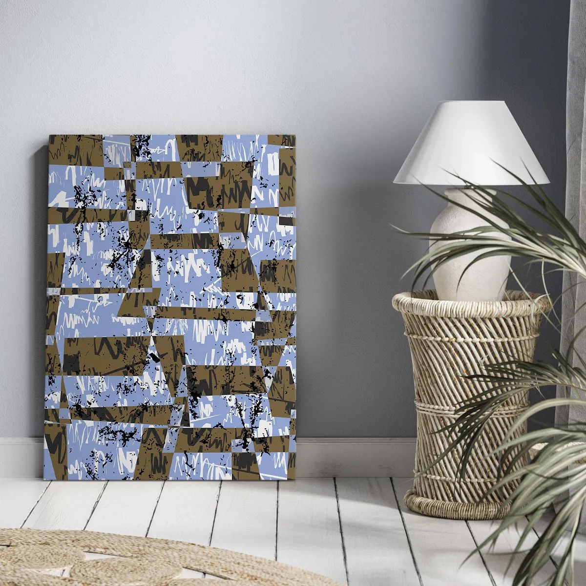 Bild auf Leinwand - Leinwandbild - Ein nicht-menschlicher Ausschnitt - 65x120 cm