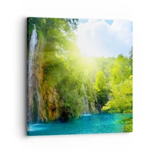 Bild auf Leinwand - Leinwandbild - Es muss Eden sein - 30x30 cm