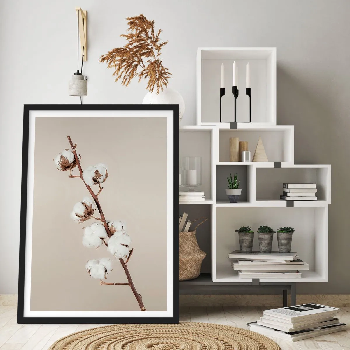 Poster in einem schwarzem Rahmen - An der Quelle der Weichheit - 30x40 cm