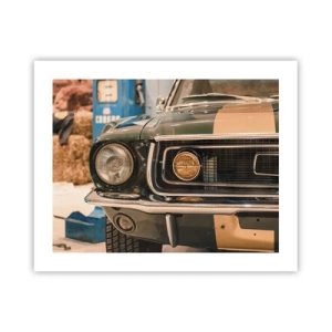 Poster - Treffen mit einer Legende - 50x40 cm