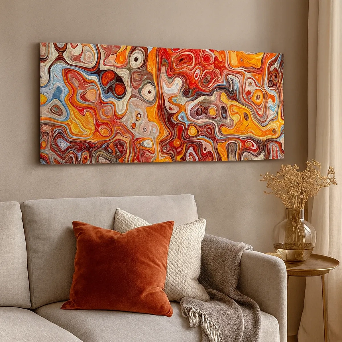 Bild auf Leinwand - Leinwandbild - Wenn die Nüsse in Honig geschmolzen sind - 30x30 cm