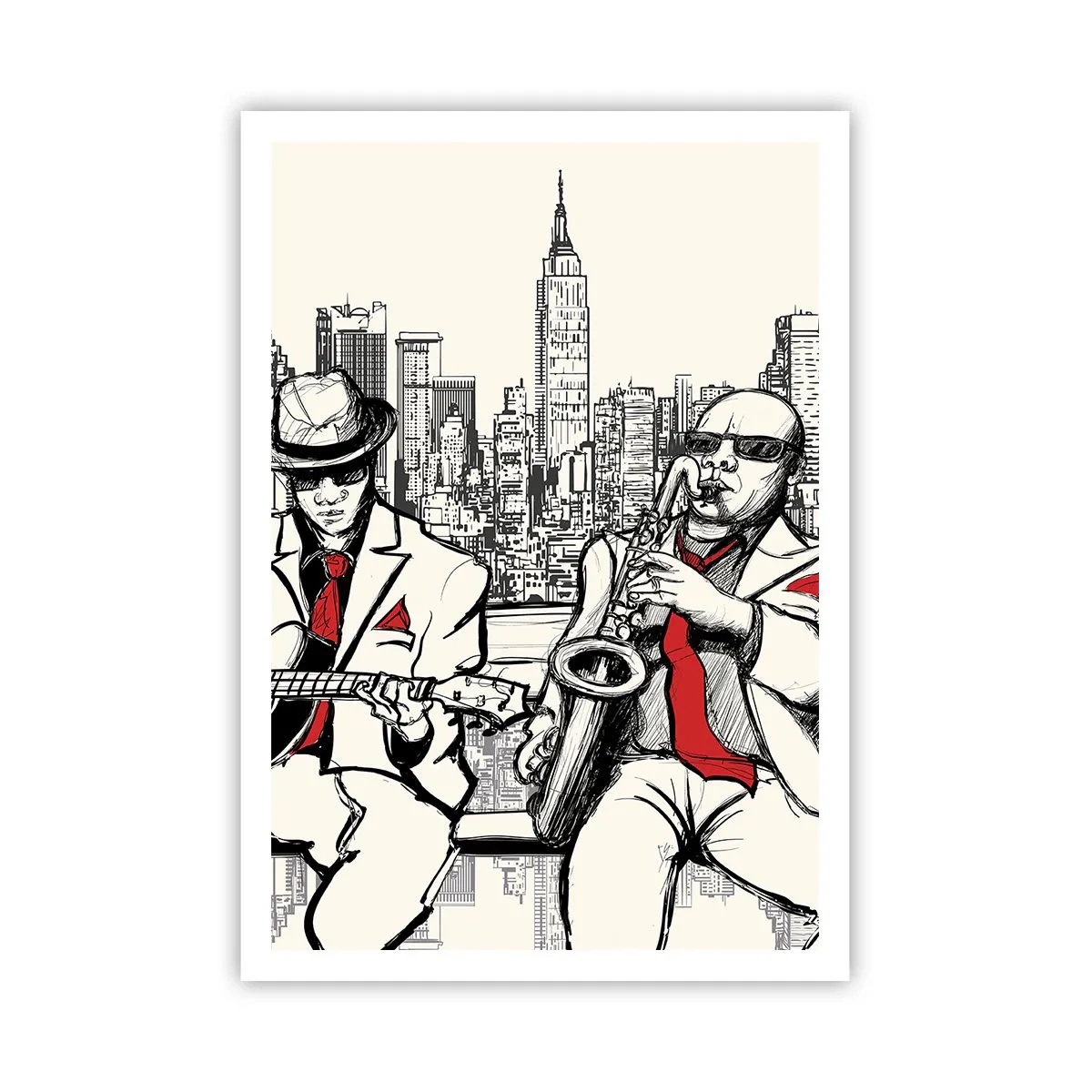 Poster - New Yorker Improvisation - 70x100 cm