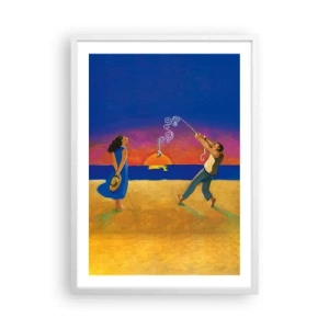 Poster in einem weißen Rahmen - Mehr als ein Sternchen vom Himmel - 50x70 cm