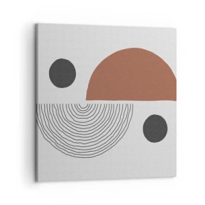 Bild auf Leinwand - Leinwandbild - Perfektion des Rades - 60x60 cm