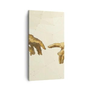 Bild auf Leinwand - Leinwandbild - Göttliche Geometrie - 45x80 cm