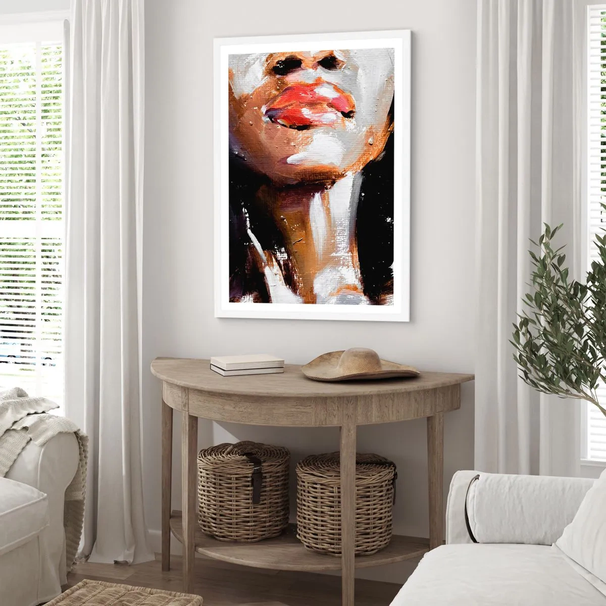 Poster in einem weißen Rahmen - Stolz ohne Vorurteile - 50x70 cm