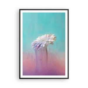 Poster in einem schwarzem Rahmen - Blumenunterwelt - 70x100 cm