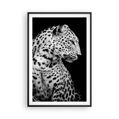 Poster in einem schwarzem Rahmen - Rechtes Profil perfekt! - 61x91 cm