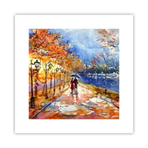 Poster - Gemeinsam bis an die Grenze der Zeit - 30x30 cm