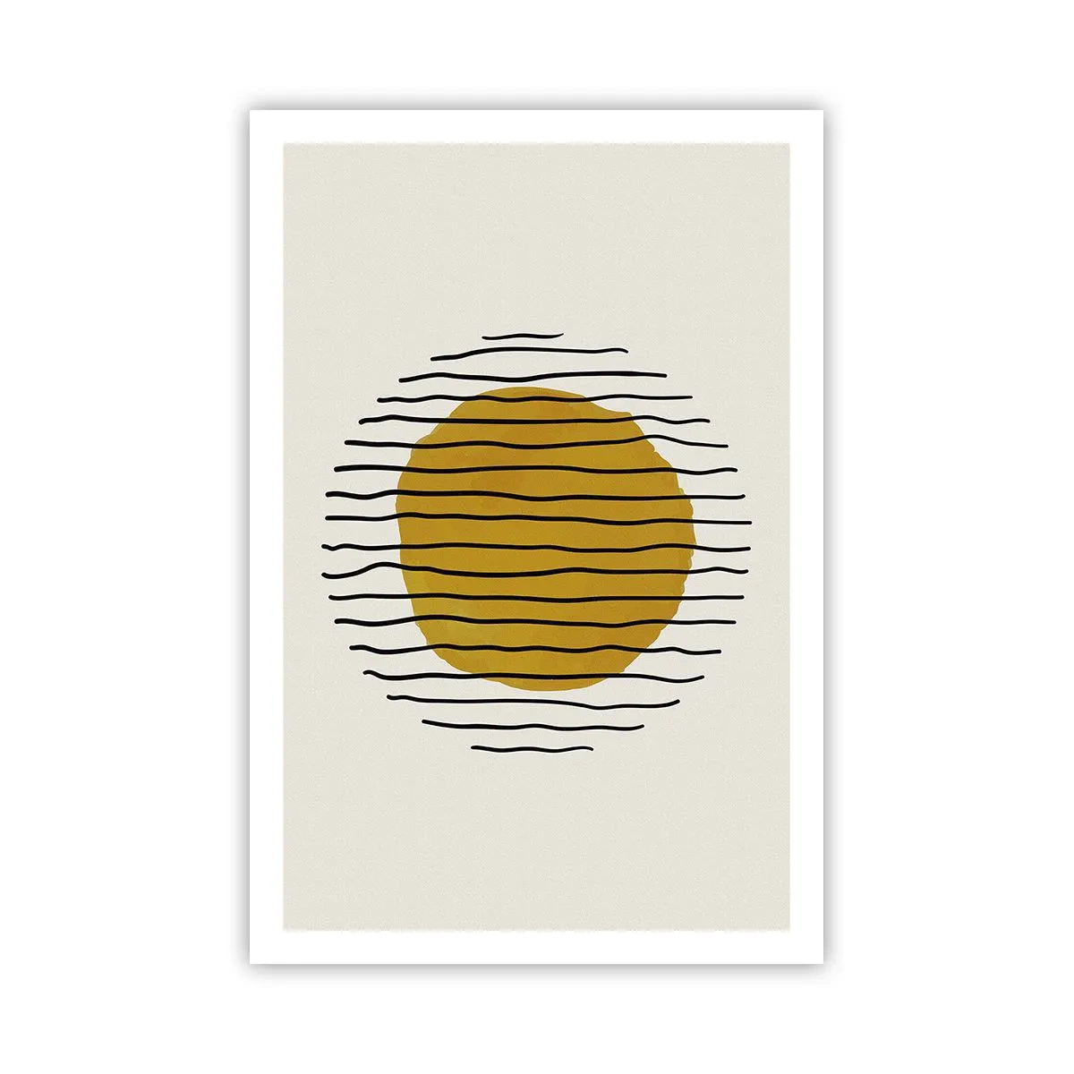 Poster - Abstraktion, die vor Hitze zittert - 61x91 cm