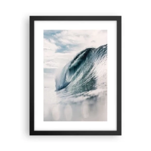 Poster in einem schwarzem Rahmen - Wasserspitze - 30x40 cm