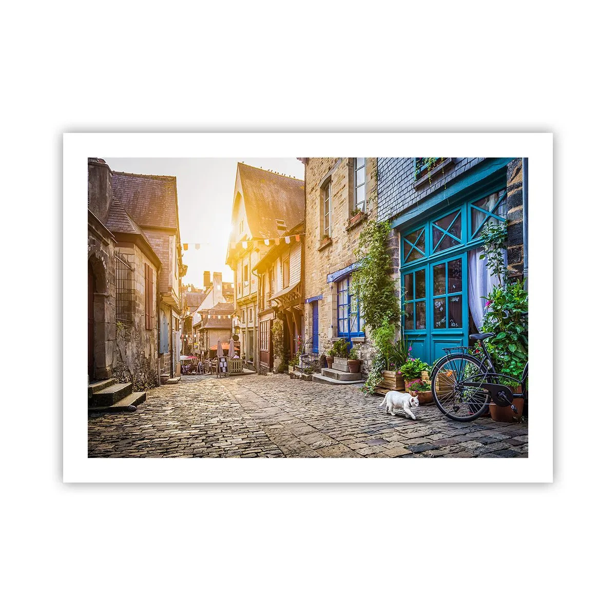 Poster - Der weiße Geist der Stadt - 70x50 cm