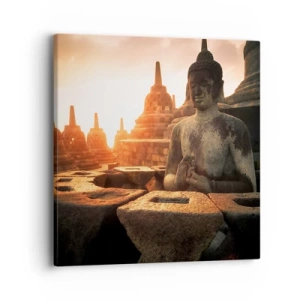 Bild auf Leinwand - Leinwandbild - Wetter der großen Weisheit - 40x40 cm