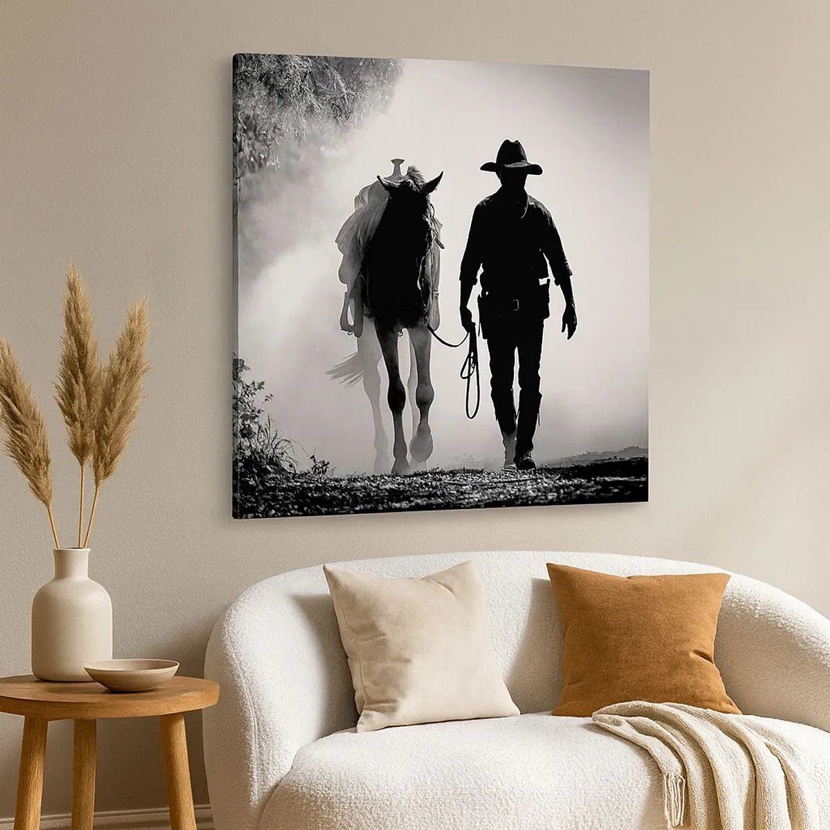 Bild auf Leinwand - Leinwandbild - Texas-Morgen - 30x30 cm