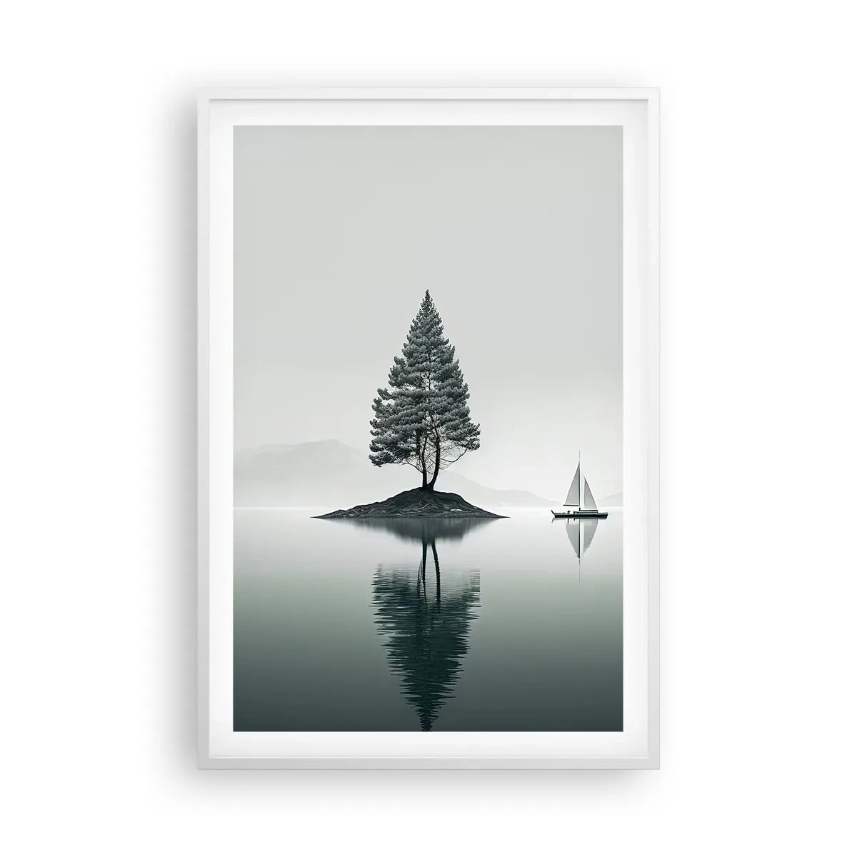 Poster in einem weißen Rahmen - Traum - 61x91 cm