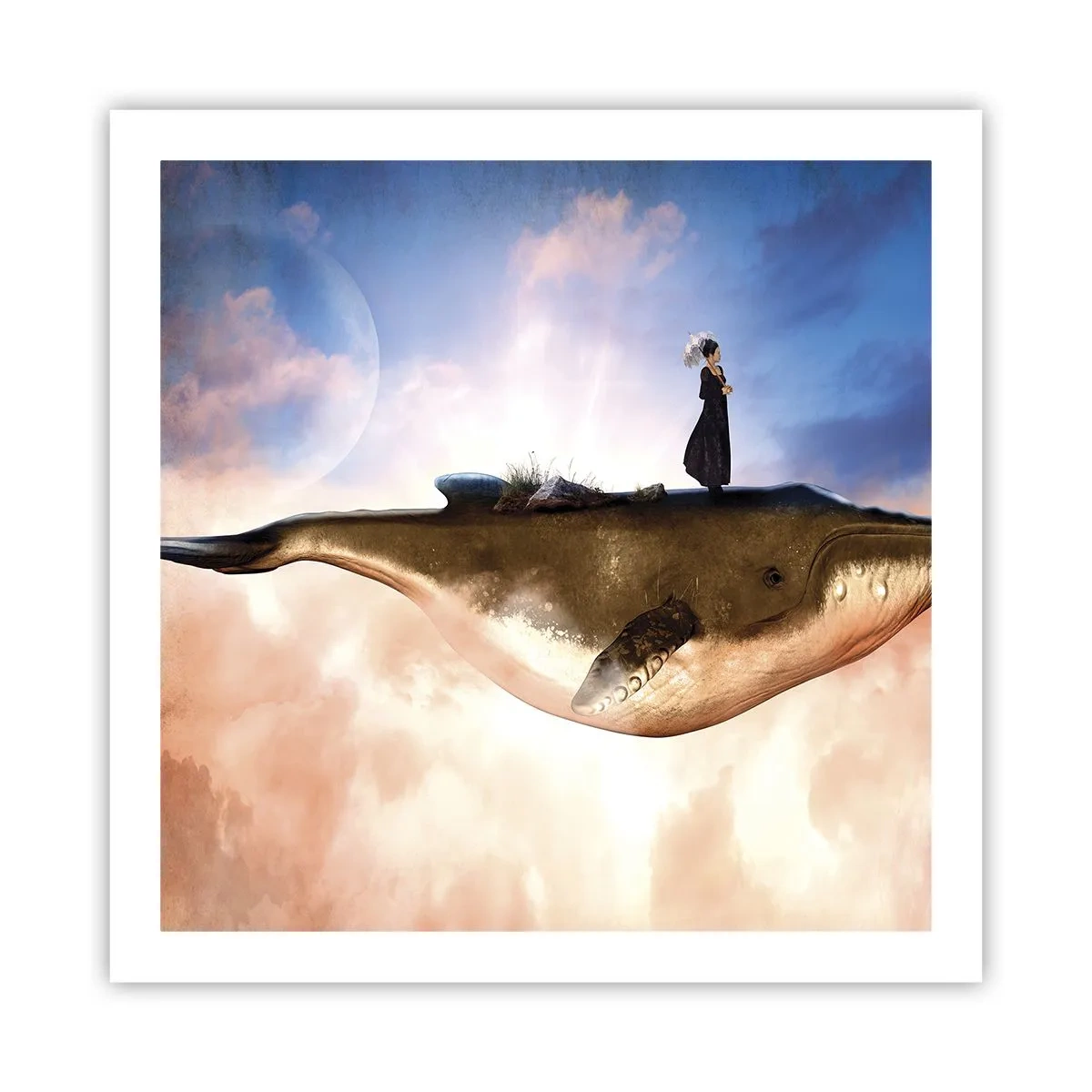 Poster - Eine echte Reise - 60x60 cm