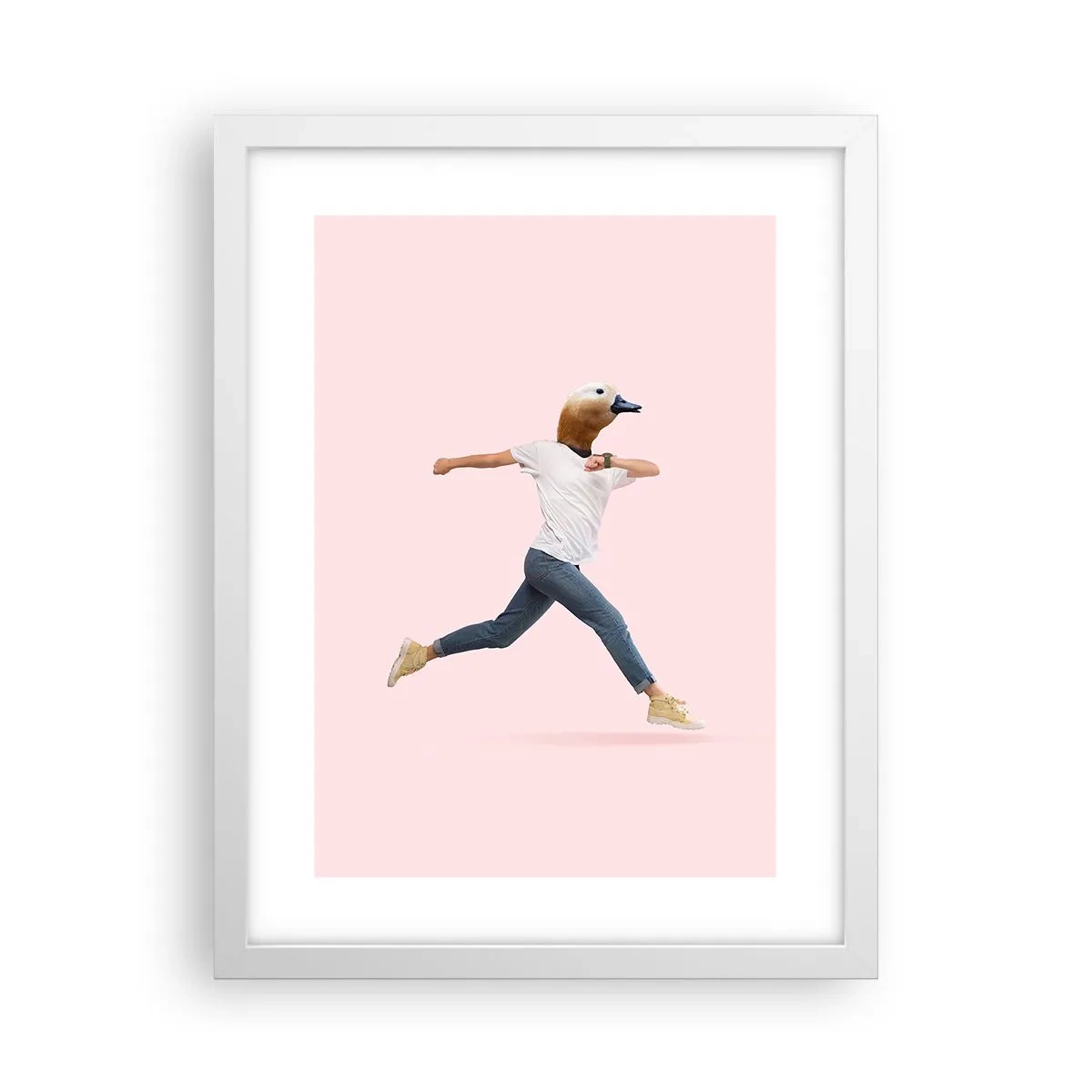 Poster in einem weißen Rahmen - Eine Prise Absurdität - 30x40 cm