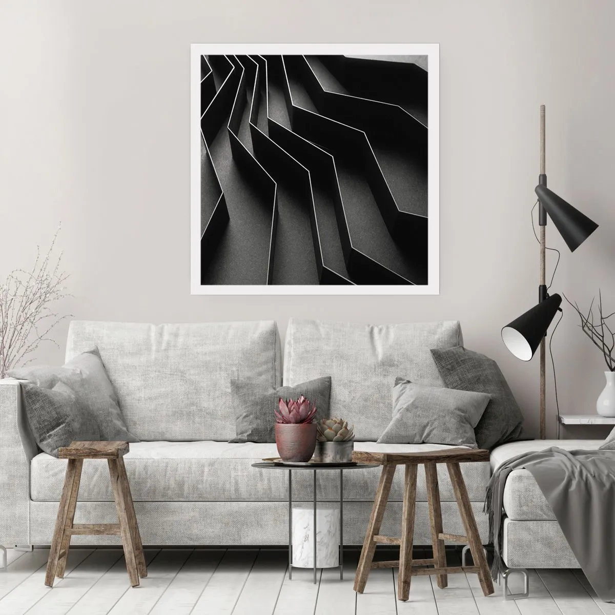 Poster - Räumliche Ordnung - 30x30 cm