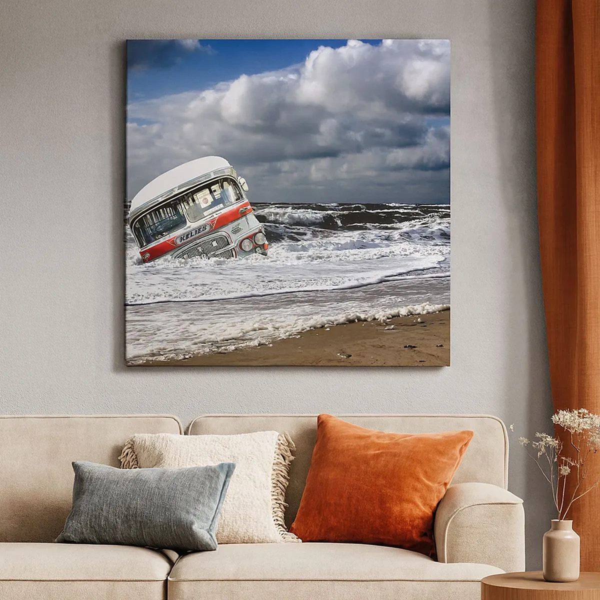 Bild auf Leinwand - Leinwandbild - Und was stehst du so erstaunt? - 30x30 cm