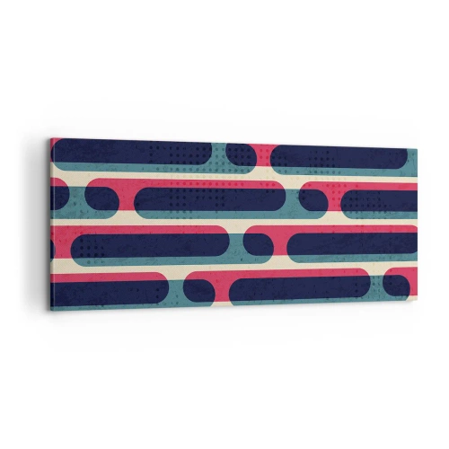 Bild auf Leinwand - Leinwandbild - In die Tiefe und vorwärts - 100x40 cm