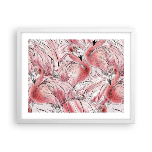 Poster in einem weißen Rahmen - Bird Corps de Ballet - 50x40 cm