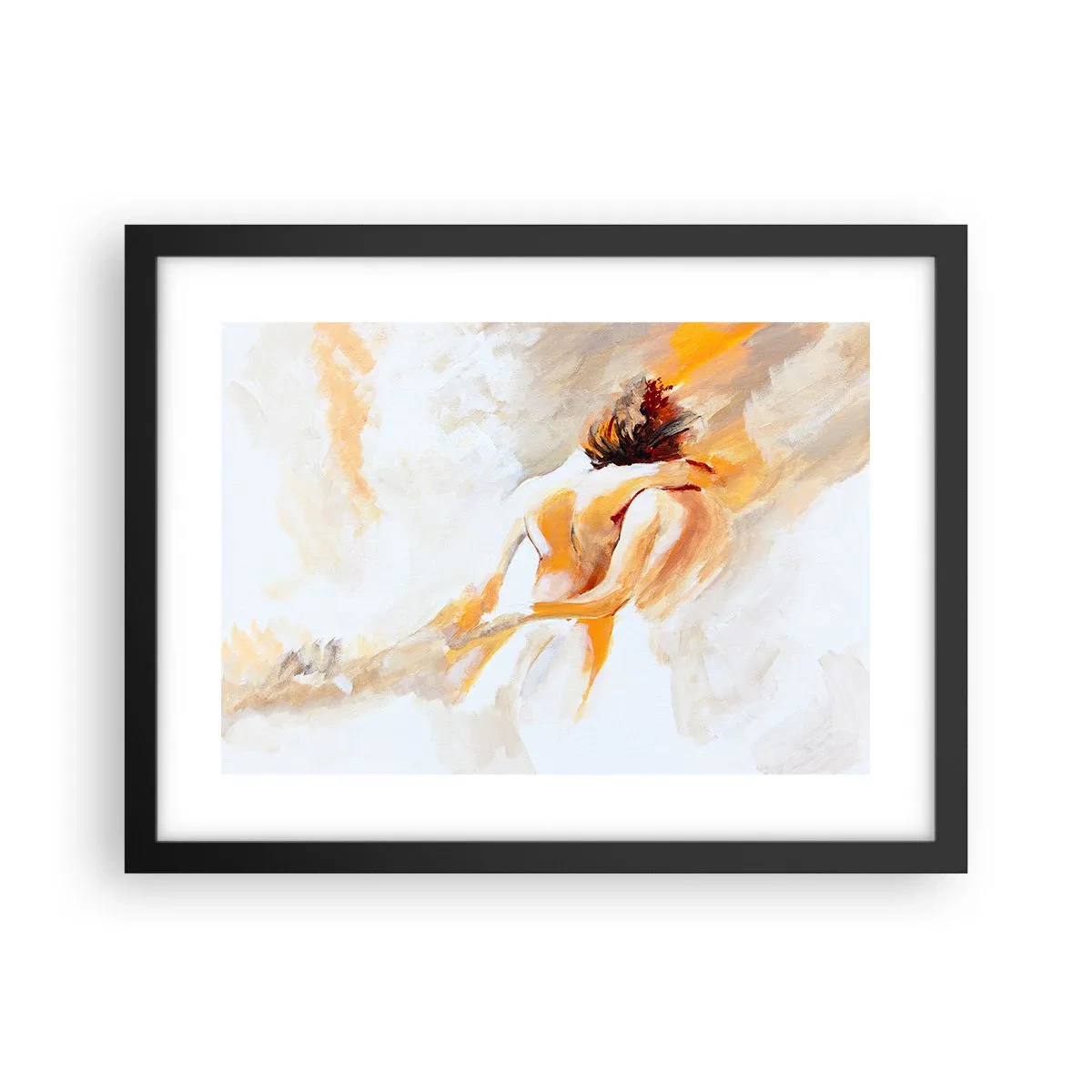 Poster in einem schwarzem Rahmen - Am Himmel der Nähe - 40x30 cm