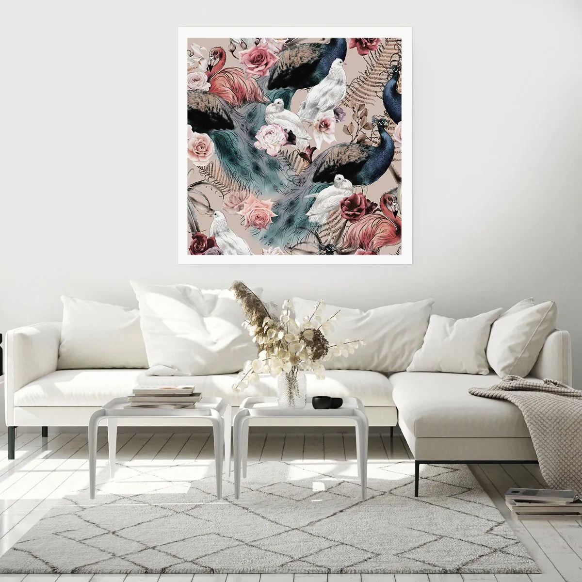 Poster - Im Schlossgarten - 30x30 cm