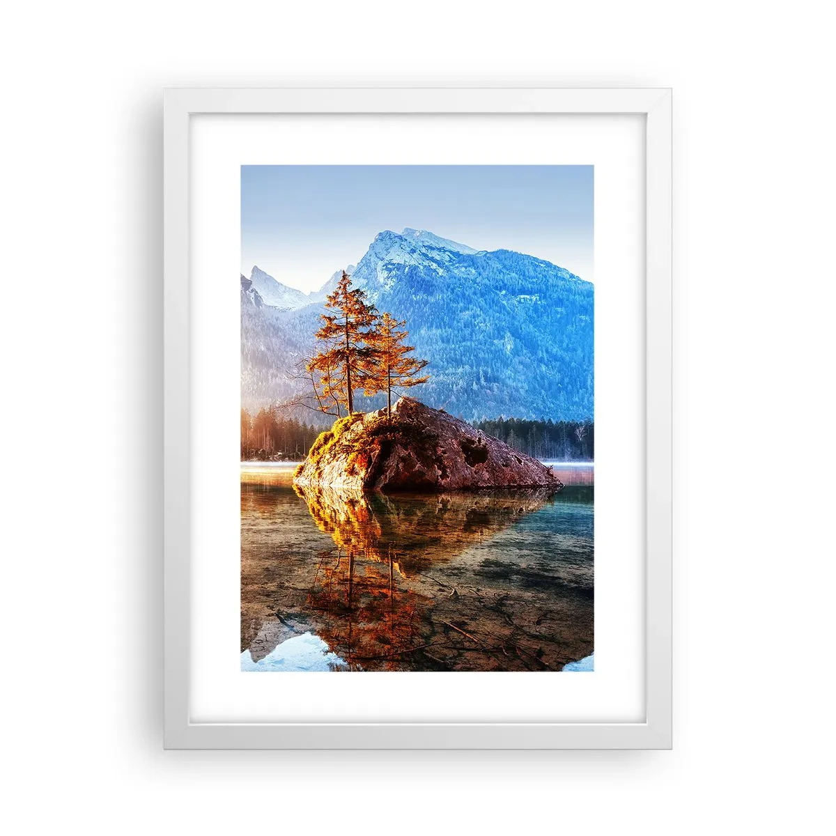 Poster in einem weißen Rahmen - Natur in neuem Licht - 30x40 cm