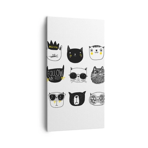 Bild auf Leinwand - Leinwandbild - Jeder andere - 45x80 cm