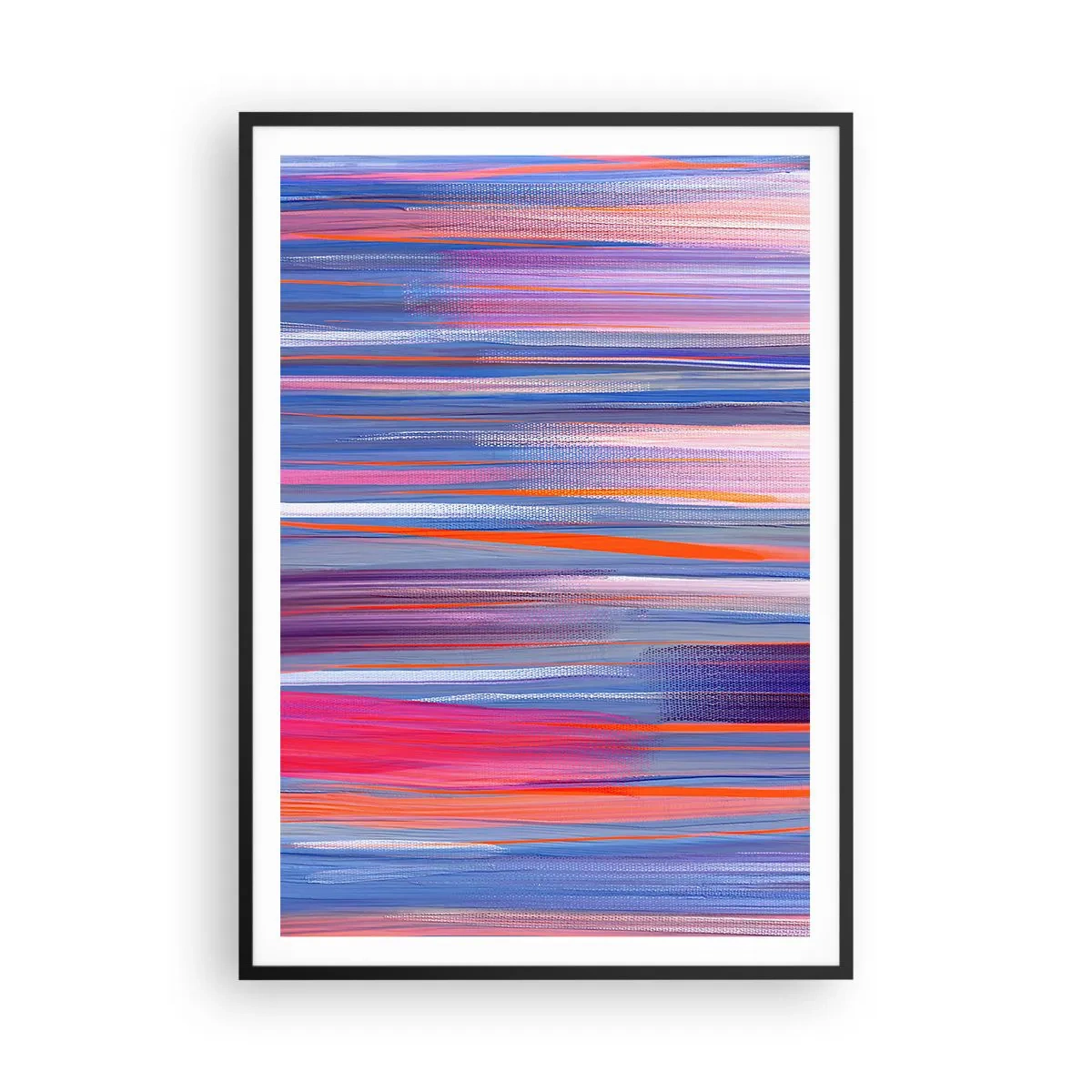 Poster in einem schwarzem Rahmen - Aufstieg zum Regenbogen - 70x100 cm