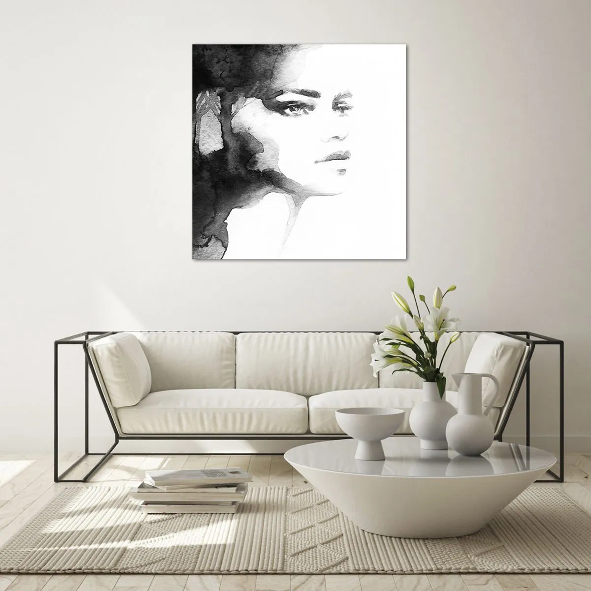 Glasbild - Bild auf glas - Aus Geheimnis und Nebel - 60x60 cm