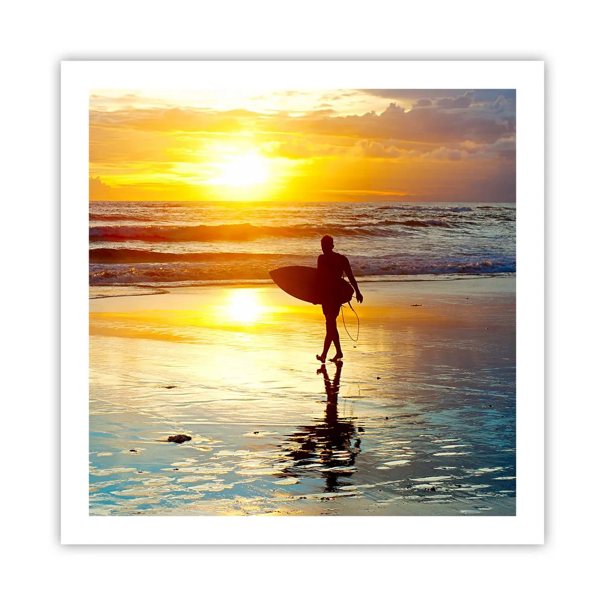 Poster - Die Rückkehr des Kriegers - 60x60 cm