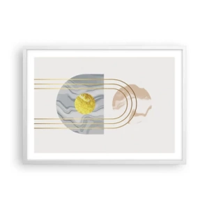 Poster in einem weißen Rahmen - Helligkeit und Brillanz - 70x50 cm