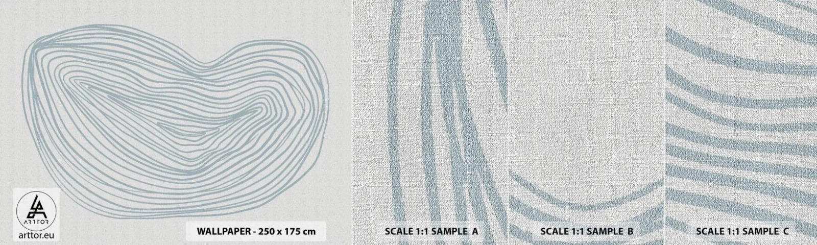 Fototapeten Muster Premium Canvas - Das Lächeln der Wassertropfen - Minimalismus, Boho, Stück - 100x30 cm