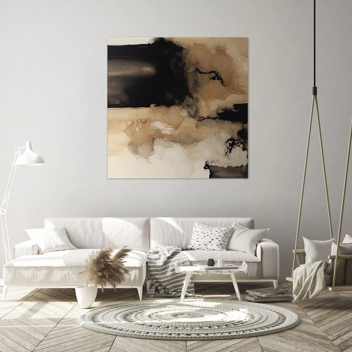 Bild auf Leinwand - Leinwandbild - Faszinierende Abstraktion - 50x50 cm