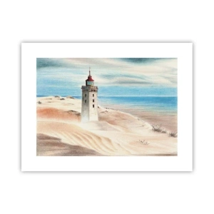 Poster - Immer aufs Meer starrend - 40x30 cm