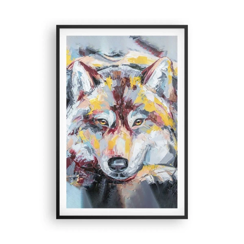 Poster in einem schwarzem Rahmen - Seelenfrieden unter den Lieben - 61x91 cm