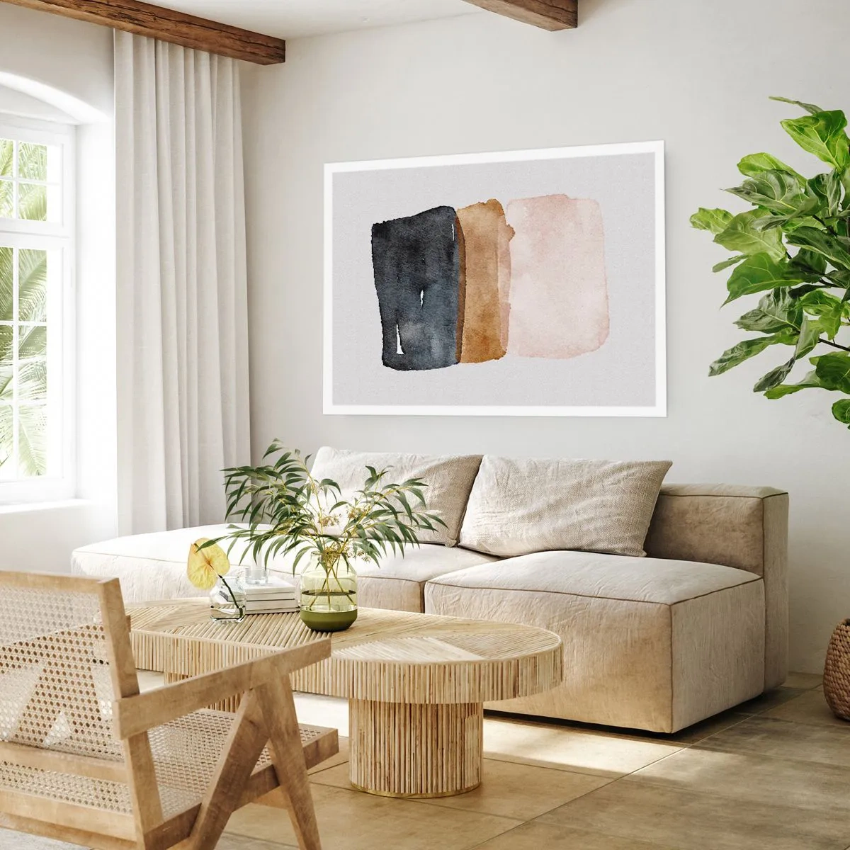 Poster - Die Komposition der Farben der Erde - 40x30 cm